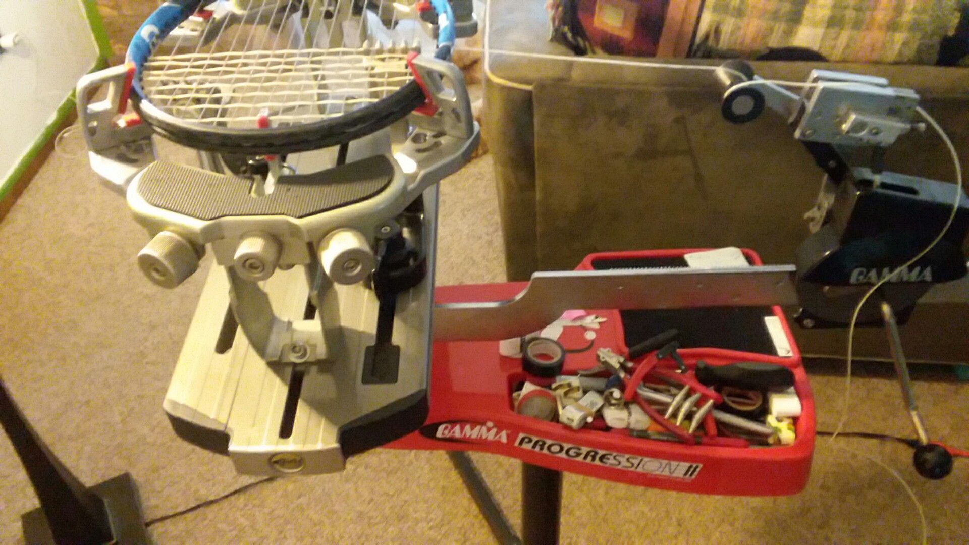 Tennis Racket Stringing
