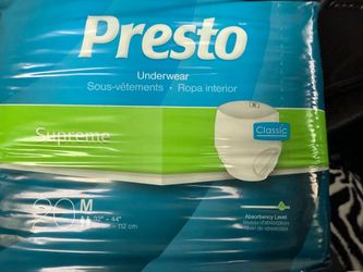 Adult diapers-20 in a package-medium