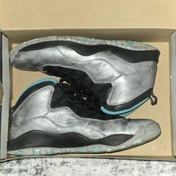 Air Jordan 10 Retro Lady Liberty Size 12 Good Condition 