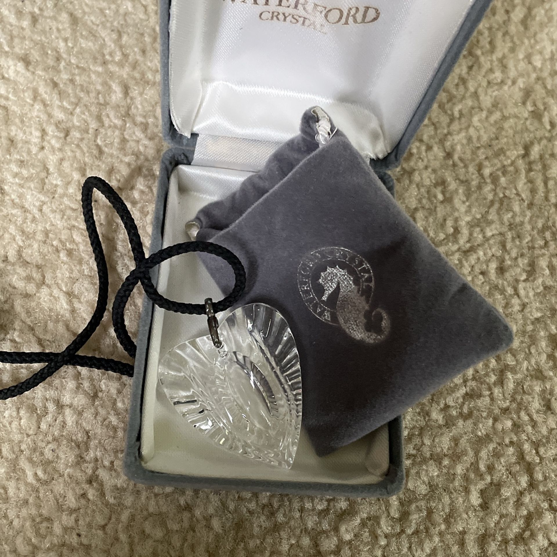Waterford Crystal Heart Necklace