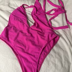 Pink Bathing Suit Size L
