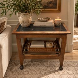 Vintage Mid-Century Danish-Style Rolling Cart / Bar Cart / Side Table