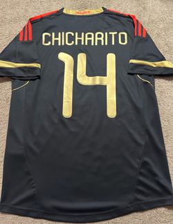 2011 Mexico ‘CHICHARITO #14’ Black Soccer Jersey