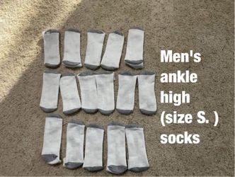 Men's  ankle  high (size S.)  socks  -  .50  a pair