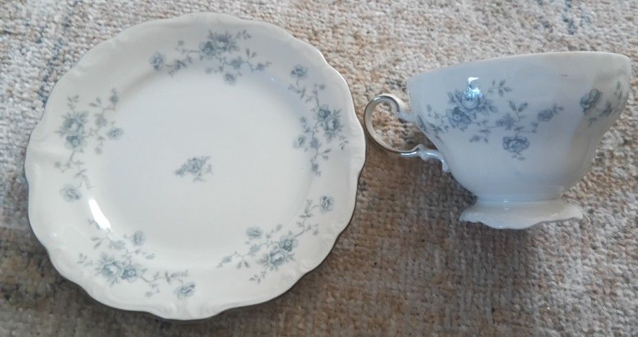 Johann Haviland Blue Garland Bavaria Germany China