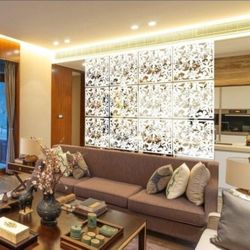 24 PCS HANGING ROOM DIVIDER BLACK AND WHITE 