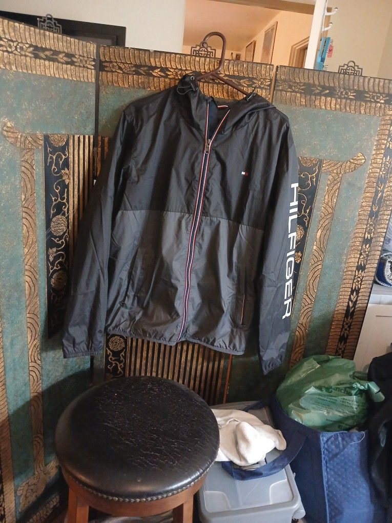 Men's Hooded Rain Jacket ( Tommy Hilfiger)