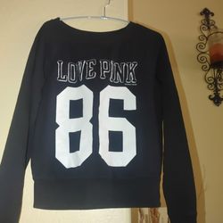 Black Pull Over Jacket From Pink Victoria secret xs 