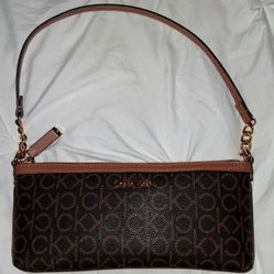 Calvin Klein monogram clutch