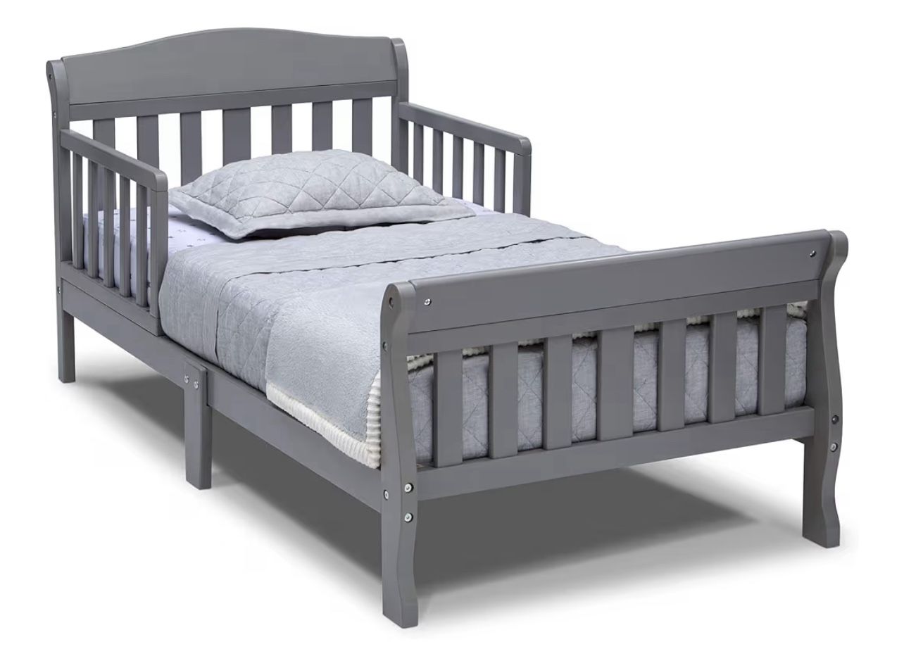 Gray Toddler Bed