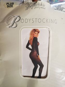 New Fredericks of Hollywood black body Stocking plus size