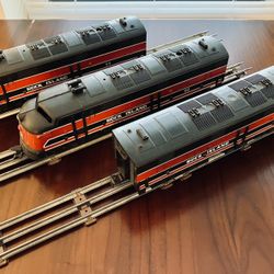 Vintage & Working  Marx O gauge  Freight Train Set with plenty of track & transformer 