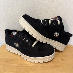 Vtg Skechers Jammers Platform Tough Shoes Sz 11 Owens 90s Y2K New Goth Punk Emo