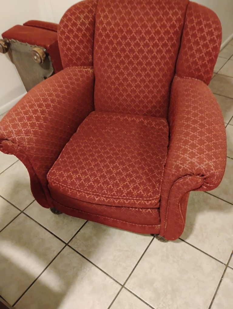 Sofa Chair With Foot Stool 