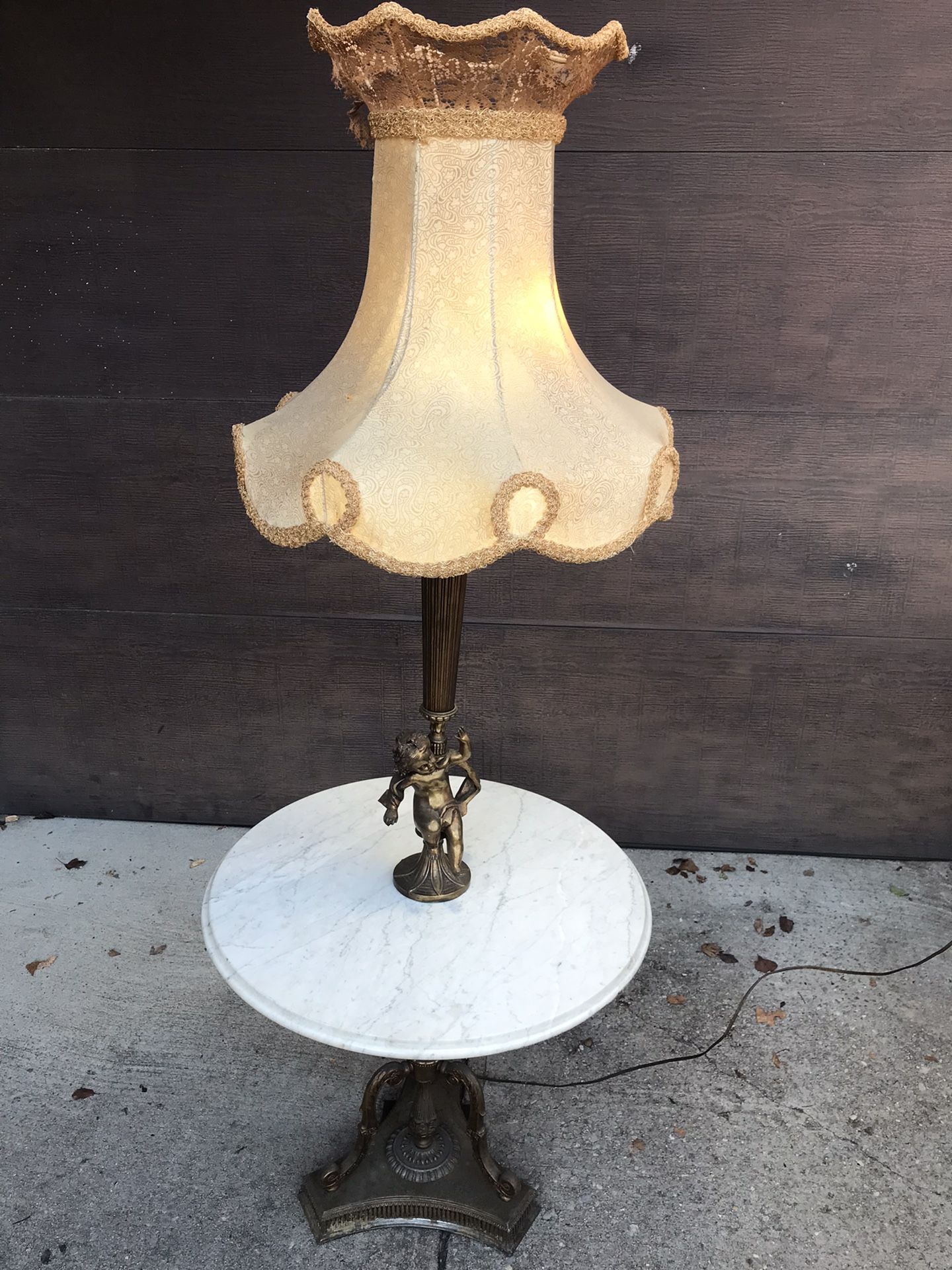 Marble Table Lamp.