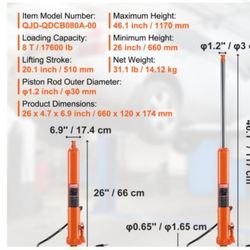 Long Ram Jack 8 Ton