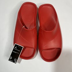 Jordan Post Slides Red Size 9