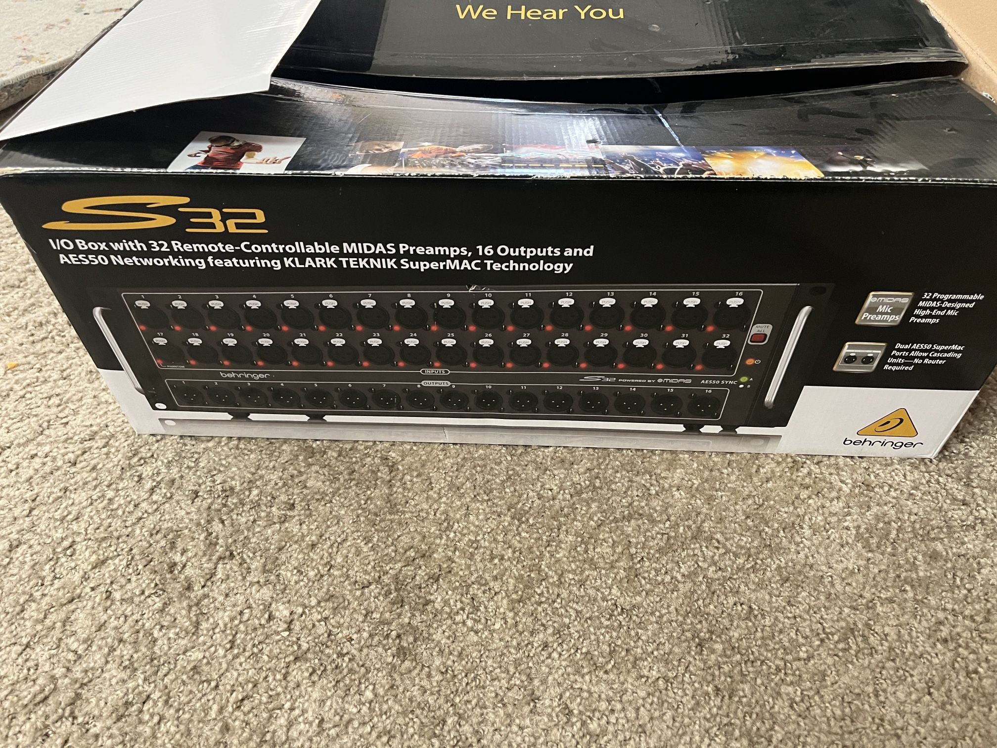 Behringer s32 Digital Stage box NEW