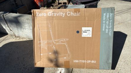 Zero gravity chairs. 2- chairs