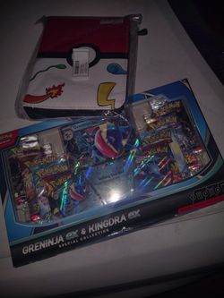 Greninja  ex and Kingdra ex special collection Poke'mon trading card game