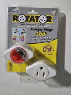 ROTATOR Swivel Socket Adapter, 2 Pack, NEW