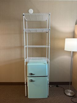 Over the Fridge Storage Rack Adjustable Shelves