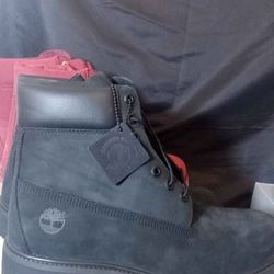 Black Timberland Nubuck Boots Men Sz 10.5, 11, 11.5, 13