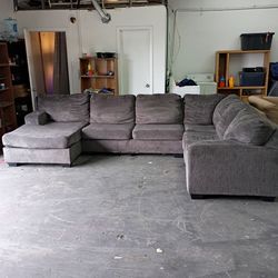 Pick up only large dark gray sectional