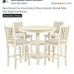 5-Piece Dining Table Set