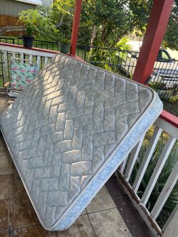 Full box spring and mattress