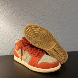 Size 9 Nike Air Jordan 1 Denim Red