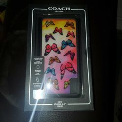 Coach Leather Slim Grap Case