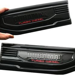 brand new in box 2pcs Turbo Diesel Emblems Side Vent Logo Passenger Drive Badge Compatible with 2020-2025 Sierra 1500 Dura-max Turbo Diesel Badge Kit 