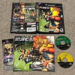 Outlaw Golf/Darkened Skye Two-for-One Nintendo GameCube Complete CIB w/ Manuals
