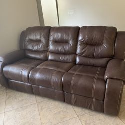 Leather couch