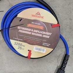 Yamatic Pro Flex 3200psi 25ft. Washer Pressure Hose
