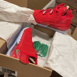 LeBron 18 'X-Mas In LA'    Size 8