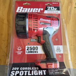 Bauer Cordless Spotlight Work Light
