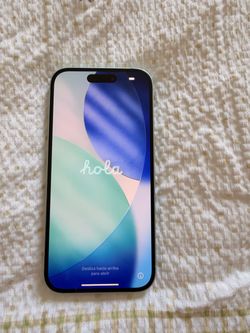 Unlocked, Mint Color iPhone 15, 128 GB — $400