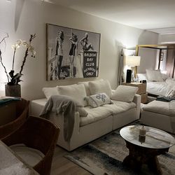 HD Buttercup sofa +ottoman