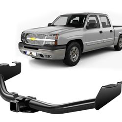 Geteen Trailer Hitch Compatible With Chevrolet Silverado And GMC Sierra, Class 3 Hitch Receiver, 2-Inch Tow Hitch, Trailer Hitch Kit, Anti-Rust Gloss 