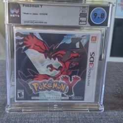 Nintendo 3DS Pokemon Y Graded WATA 9.8 A++