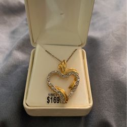 Heart Necklace  Pendant 