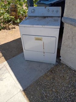 Dryer works just been outside must pick up
