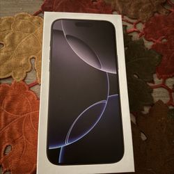 iPhone 16 Pro Max (Unlocked, 1 TB, New/Sealed)