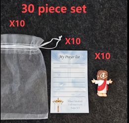 30-Piece Religious Gift Set with Jesus Figurines