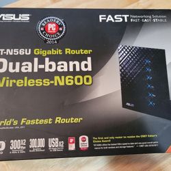 ASUS RT-N56U 300 Mbps 4-Port Gigabit Wireless N Router