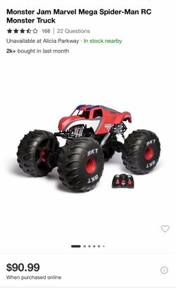 Spider-Man Monster Truck RC