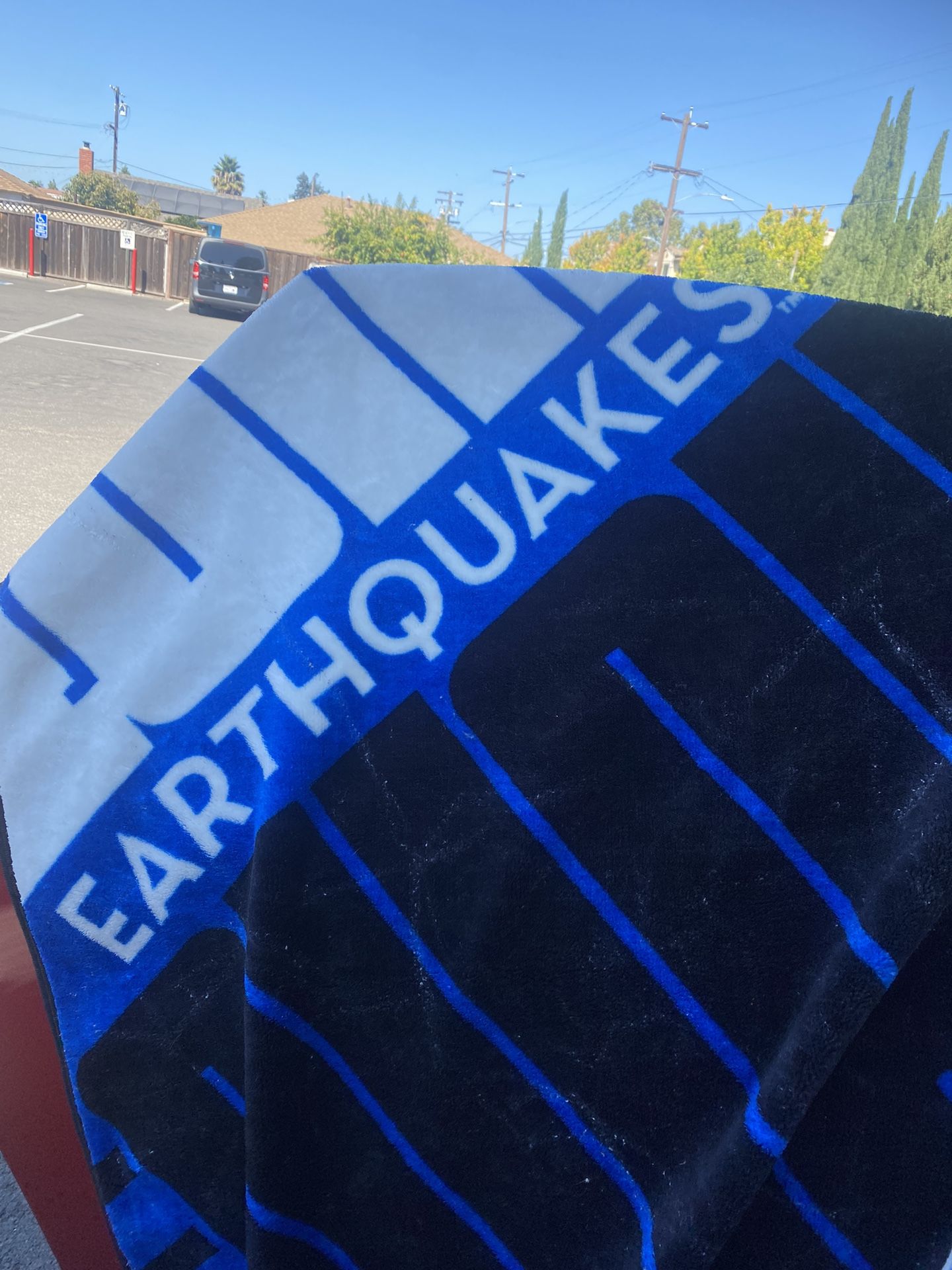San Jose Earthquake Blanket