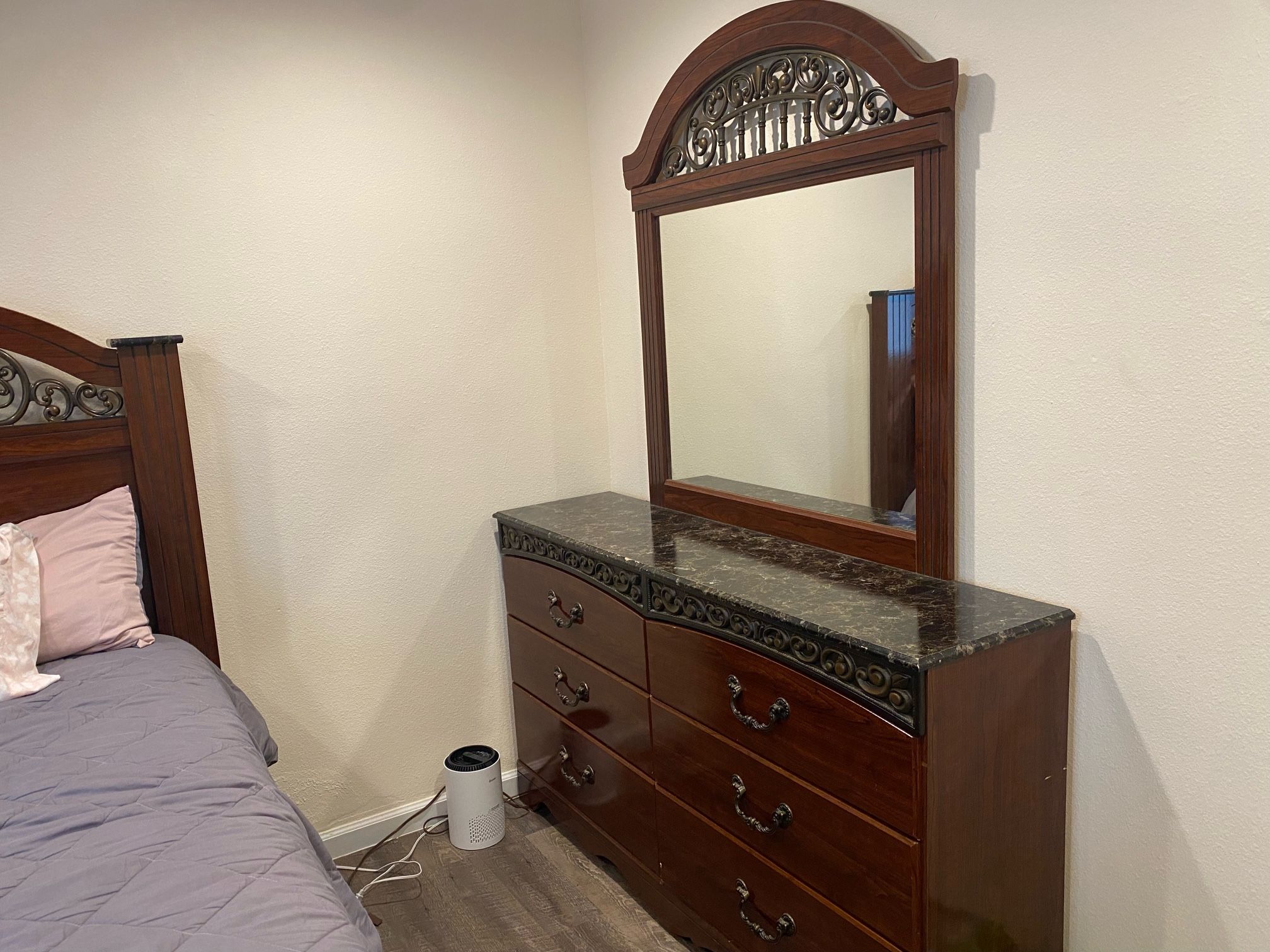 Bed Frame and Dresser